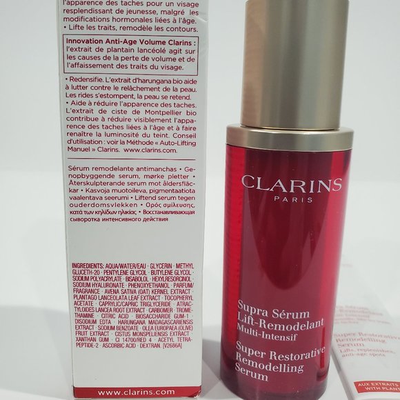 SALE! ✅ BNIB CLARINS Super Restorative Remodelling Serum 30mL ~ BNIB - Picture 8 of 8